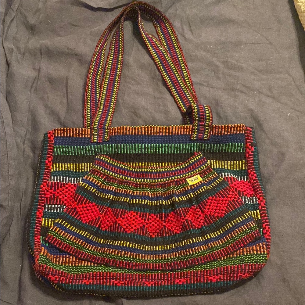 Vintage 1070s Pinzon Textile Hobo Bag